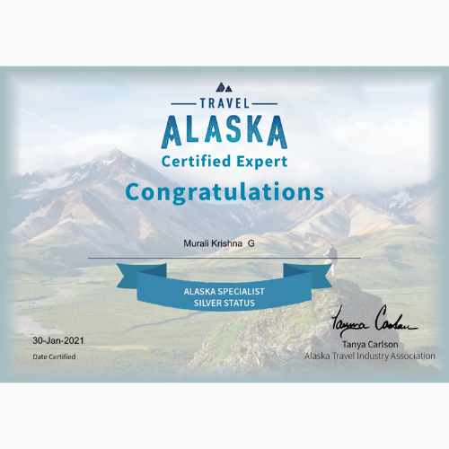 Tourism board certificate